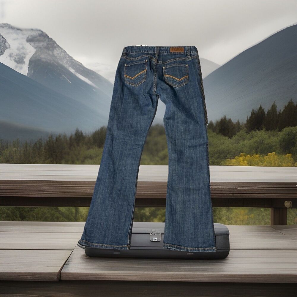 Rock & Roll Jeans Womens 28x32 Boyfriend Low Rise Denim Cowgirl